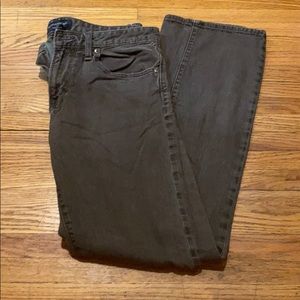 Brown Slim Straight Jeans